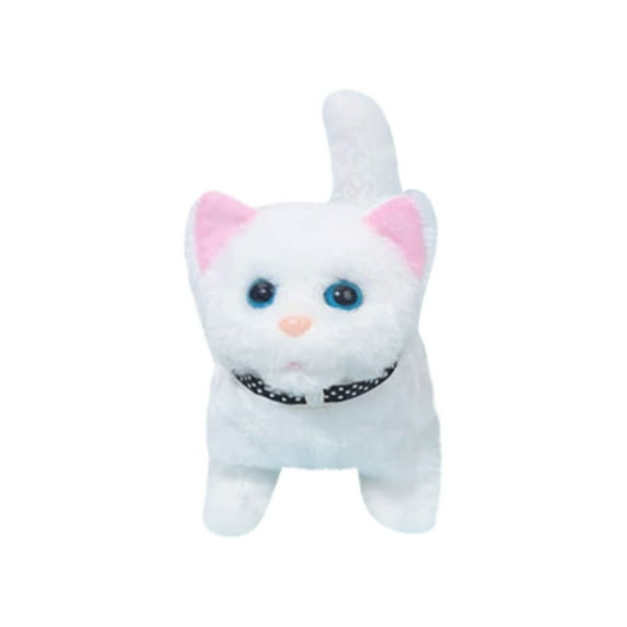 Interactive Robotic Cat, Simulated Companion Pet with Realistic Tail Motion and Acoustic Output, Biomimetic Feline Model for Sensory Engagement
