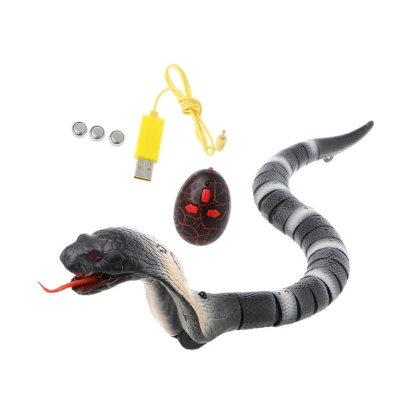 Interactive Robotic Snake Toy With 22 Segments And Wireless Remote For Pets And clowns