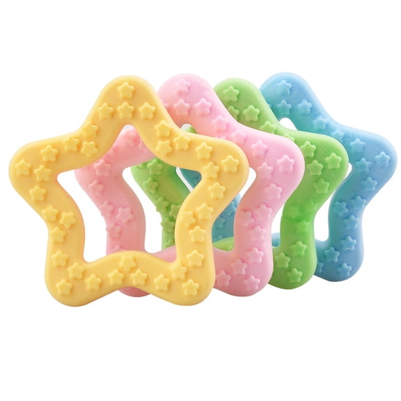 Interactive Rubber Star Dog Toy, Scented Chew Toy, Creative Pet Plaything