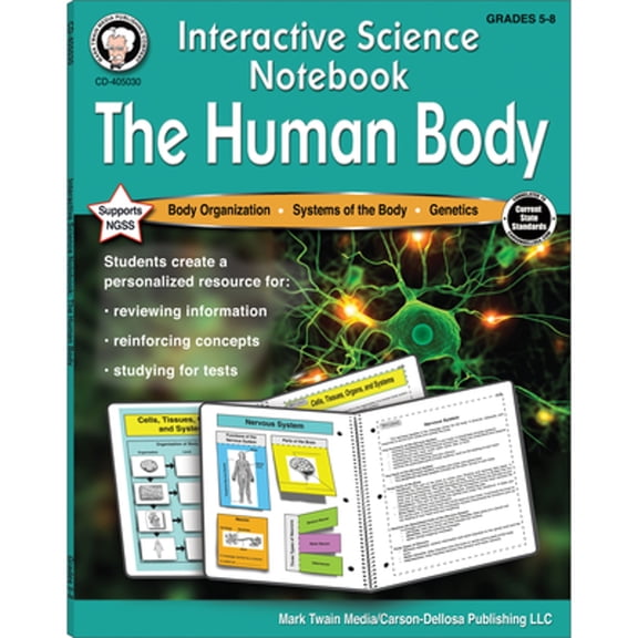 Pre-Owned Interactive Science Notebook: The Human Body Resource Book (Paperback 9781622237647) by Schyrlet Cameron, Carolyn Craig