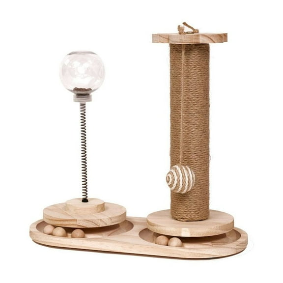 Armarkat Interactive Scratch Post Activity Center -- The Ultimate Cat Playground