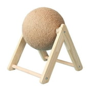Interactive Scratcher Cat Toy Cat Scratcher Toy with Sisal Cat Scratching Ball, Cat Balls Toy Scratcher for Indoor Cats Keep Cats Fit and Protect Furniture V shaped