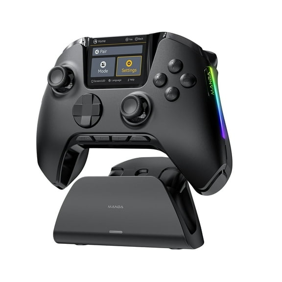 Manba One Bluetooth Gamepad Wireless Controller for PC, Switch, iOS, Android - Hall Effect Joystick, RGB Lighting