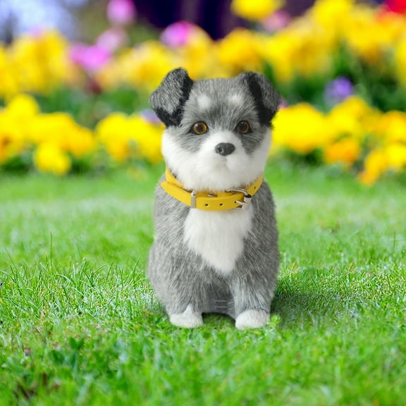 Interactive Simulation Dog-Realistic Puppy Electronic Toy Dog with Barking- Robotic Pet Toy Present Gift for Toddler Girls Boys