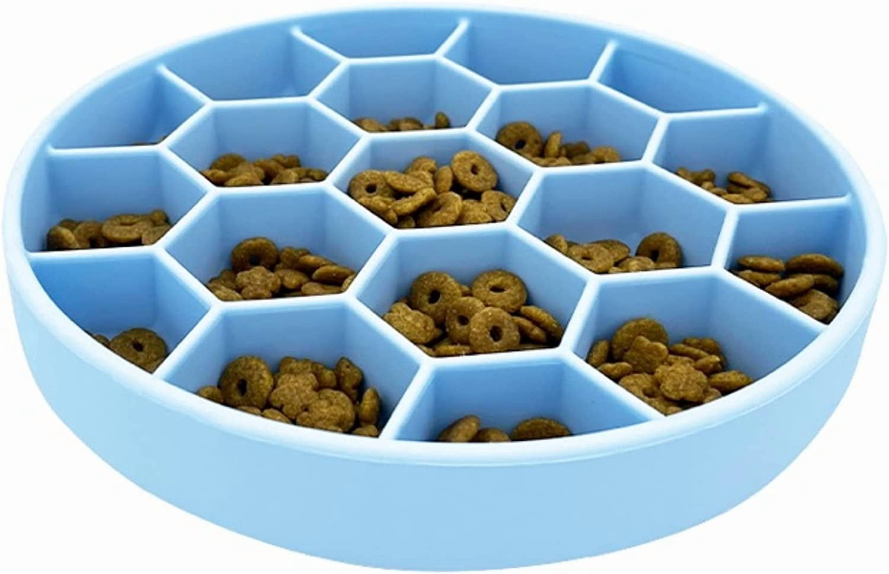 Interactive Slow Feed Dog Bowl, Fun Healthy Bloat Stop Feeder (Medium)