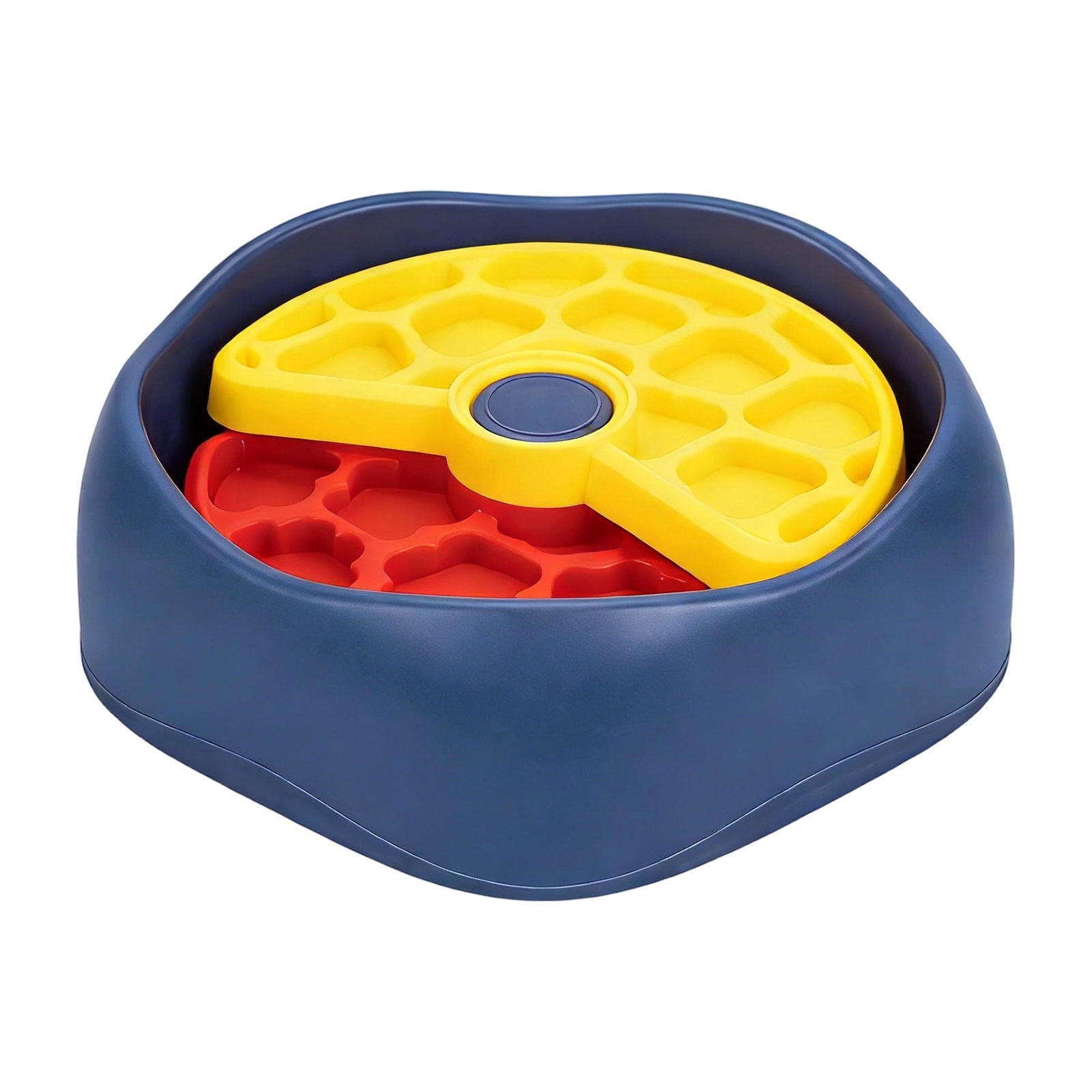 Interactive Slow Feeder Dog Bowl with Rotating for Eating Training