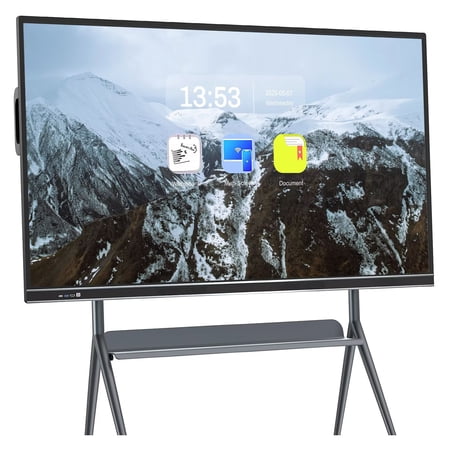 OmninexHub Interactive Smart Board 75", 1080p Touchscreen All-in-One Computer for School & Business
