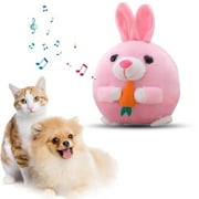 Interactive Smart Dog Toy with Voice Recording Singing Dancing Modes USB Rechargeable Active Moving Pet Entertainment