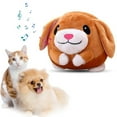 thumbnail image 1 of Interactive Smart Dog Toy with Voice Recording Singing Dancing Modes USB Rechargeable Active Moving Pet Entertainment, 1 of 5