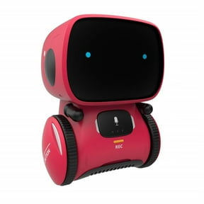 Interactive Smart Robot Toy for Boys and Girls,Smart Talking Robots Intelligent Partner and Teacher with Voice Control and Touch Sensor,Singing,Dancing,Repeating,Gift Toys for Kids Age 3 and Up