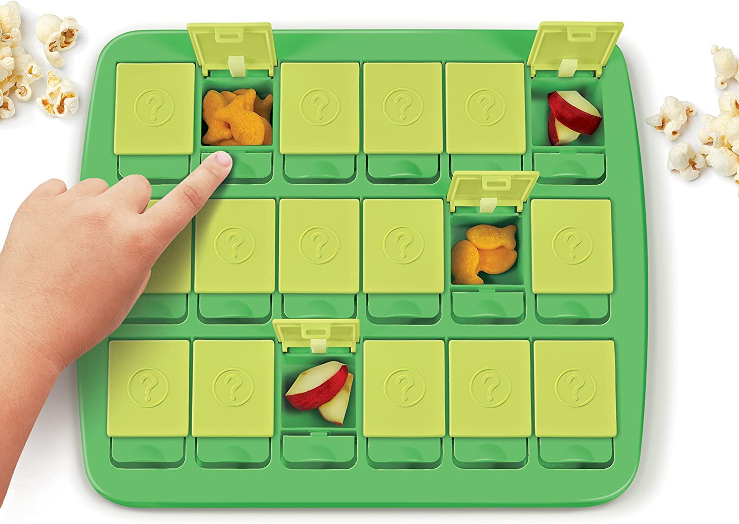 Interactive Snack Game for Kids, Travel-Friendly Food Tray with 18 Compartments