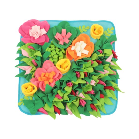 Interactive Snuffle Dog Toy Soft Mat Puzzle Feeding Toy for Dog Training and Boredom Relief Nosework