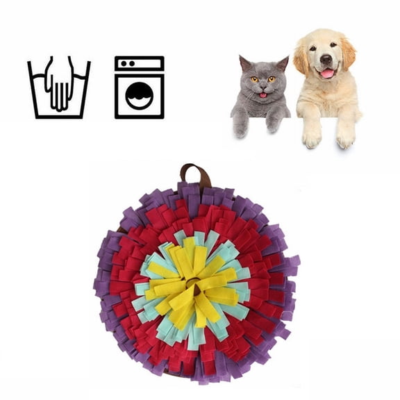 Interactive Snuffle Mat for Dogs Feed Game Brain Stimulating Enrichment Toys for Small Medium Large Dogs