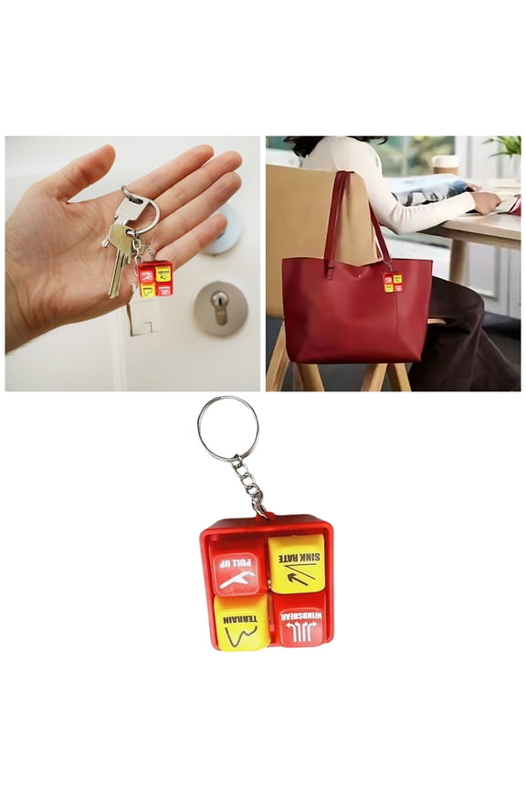 Interactive Sound Keychain with LED Light Aviation Cockpit Button Design Novelty Key Ring for Aviation Enthusiasts 1.7 Inch