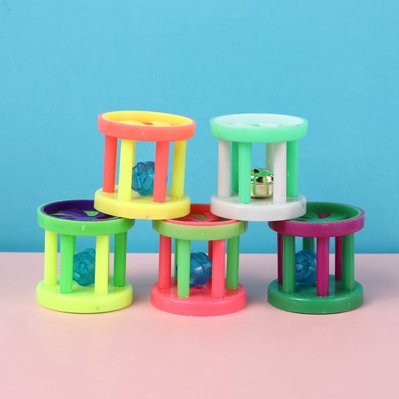 Interactive Sound Making Toys for Playful Cats Pet Toy with Flower Drum Design to Boredom