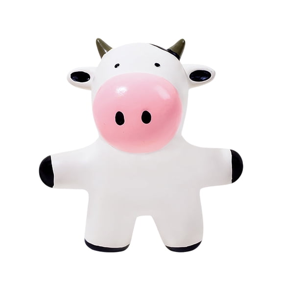 Pet Toys Squeaky Chew Interactive Chewing Cow Shape