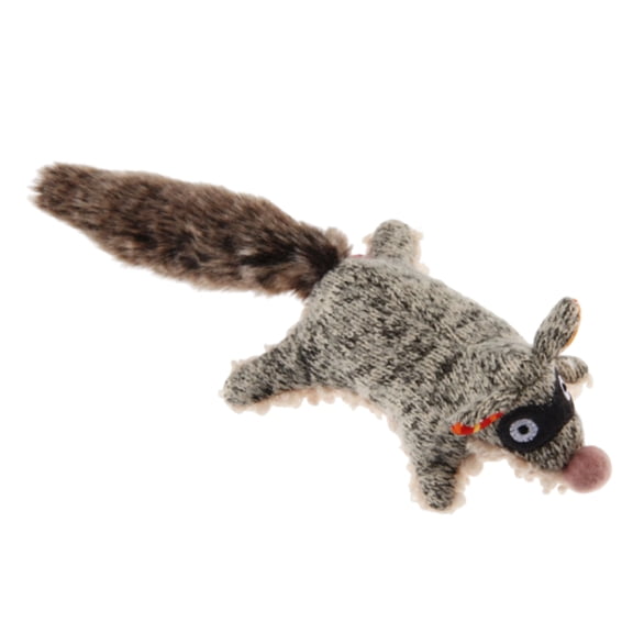 Interactive Squeaky Plush Dog Toy, Durable Chew Pet Toy For Aggressive Chewers, Lifelike Squirrel Shape Pet Toy With Squeaker, Safe Plush Material Pet Plaything For Dogs Cats