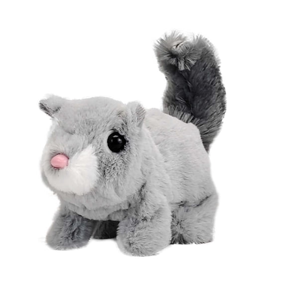 Interactive Squirrel Toy Walking Talking Nodding Electronic Pet with Realistic Sounds for Kids
