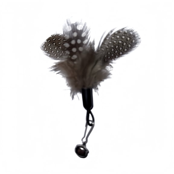 Interactive Steel Wire Cat Wand Toy, Colorful Feather Teaser with Bell, High Elasticity Training Stick, Engaging Indoor Exercise Chaser, Pet Play Tool