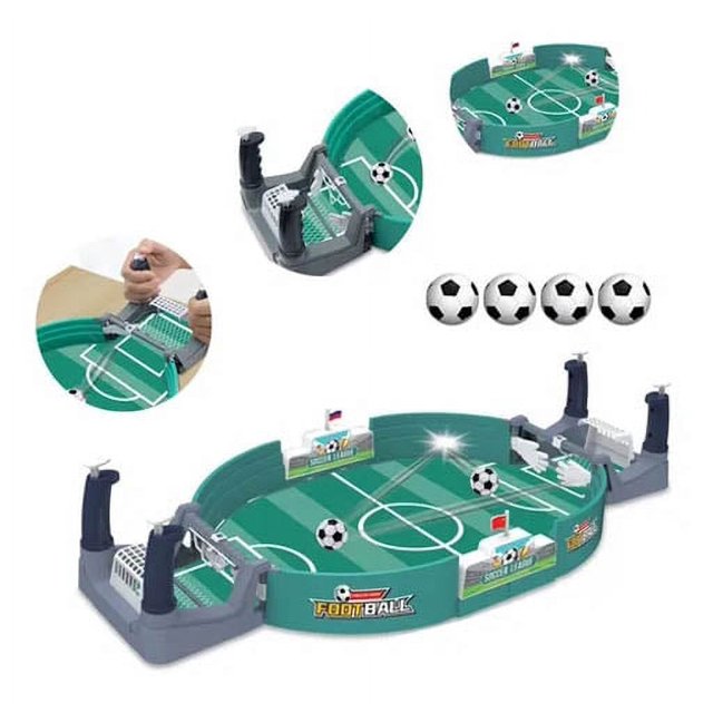Interactive Table Soccer Game Toys Foosball with 4 soccer balls