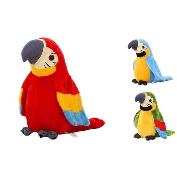 Interactive Talking Parrot Toy With Recording Function For Kids Learning And Play