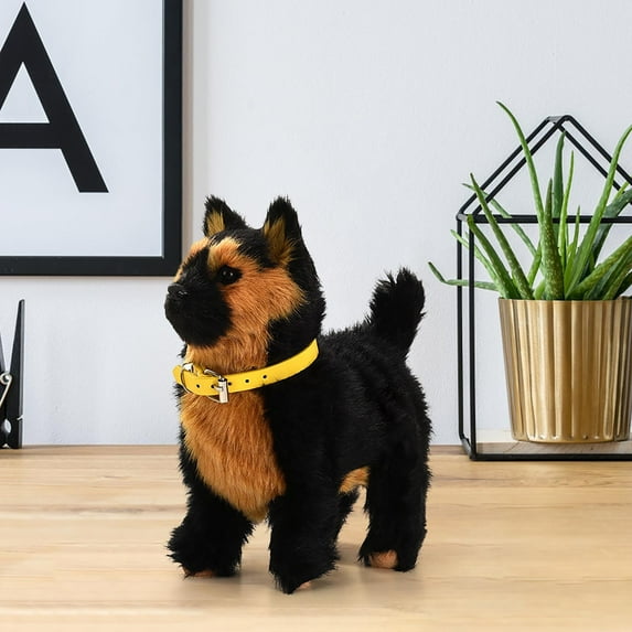 Interactive Toy Dog with Walking, Barking & Tail Wagging - Sensor-Activated Realistic Robotic Pet with Music, Perfect Gift for Kids and Seniors, No Feeding or Cleanup Needed