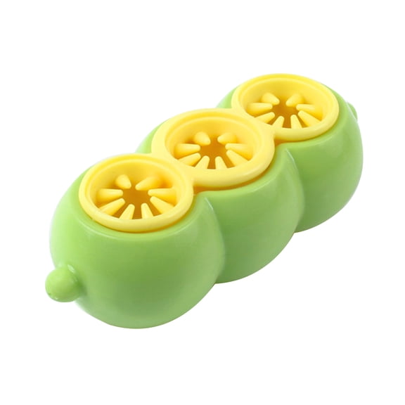 Interactive Treat Dispensing Dog Toy Pea Shaped Puzzle Slow Feeder for IQ Training Mental Stimulating Pet Enrichment Toy for Large Medium Small Dogs