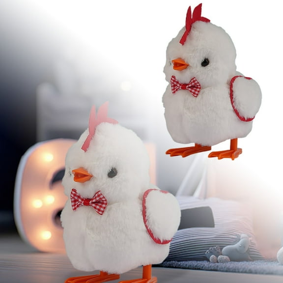 Interactive Walking Chicken Toy Animated Realistic Rooster Doll with Moving Features for Kids