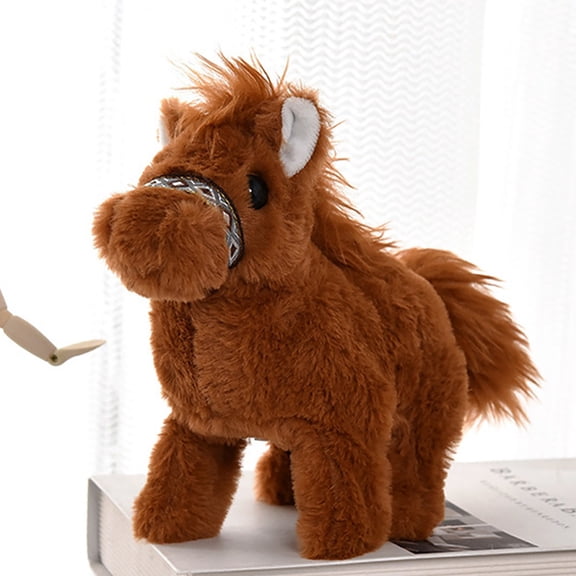 Interactive Walking Toy Animated Companion Animal With Realistic Sounds And Tail Wagging For Kids