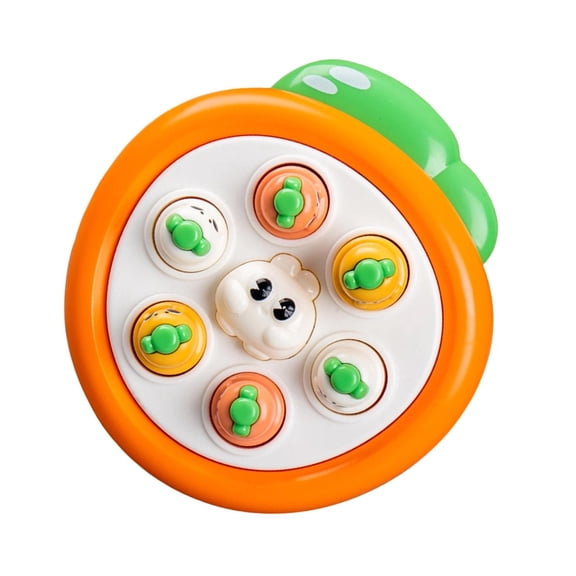 Interactive Whack Mole Game Machine Featuring Adorable Carrot Theme For Family Bonding Time