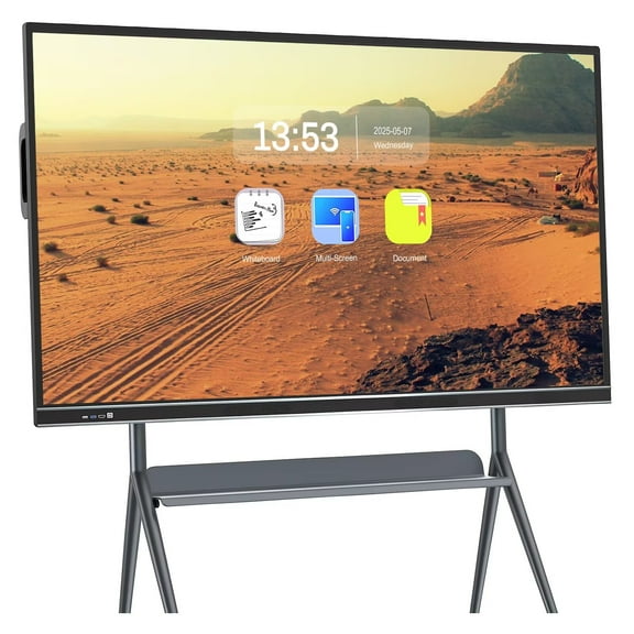 OmninexHub Interactive Whiteboard, 1080p monitor 75''Digital Electronic Smart Board for Classroom, Touch Screen All-in-One Computer for Presentation and Education Smart board