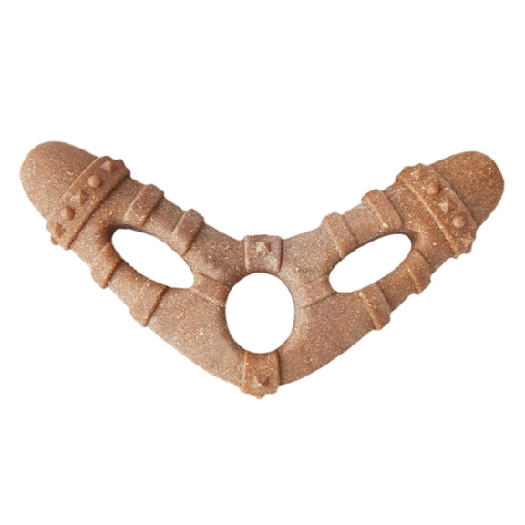 Wood Fiber Puppy Chew Bone for Teething Interactive Dog Toy Tough Nylon Aggressive Chewers Tug Reduction Boredom Training Teeth Cleaning Supplies Keep Busy Indestructible Long Lasting Play