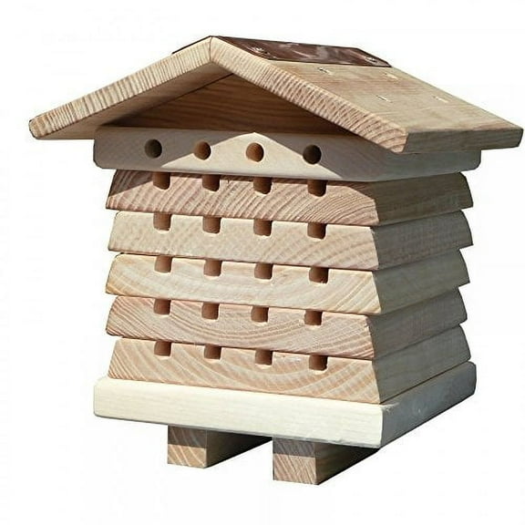 Interactive Wooden Bee House - Pollinator Bee Management System