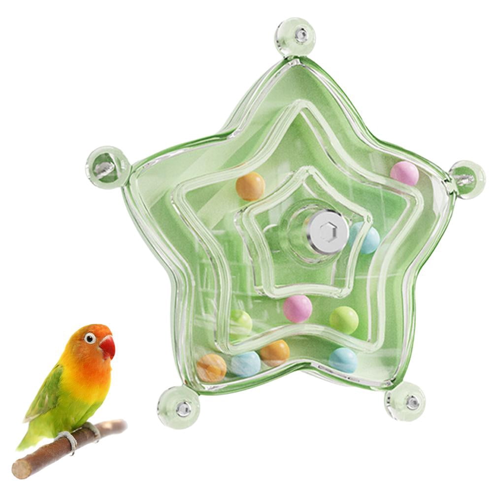 Curated visual reference: Fresh Look at Interactively Parrots Spinner Toy Mental And Beak Exercise Toy For