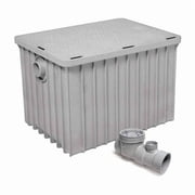 Interceptor Grease Interceptor, 3" Pipe Dia., Thermoplastic 3950A03