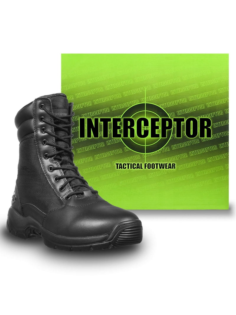 Interceptor men's Kentin Tactical Work Boots - Black