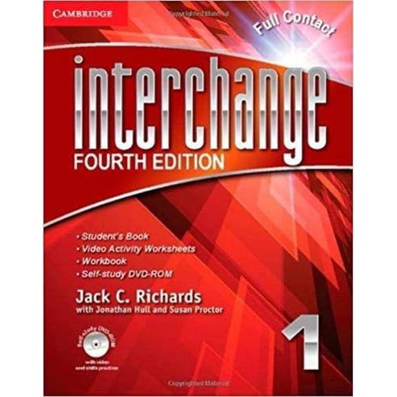 Pre-Owned Interchange Level 1 Full Contact with Self-study DVD-ROM (Interchange Fourth Edition) Paperback