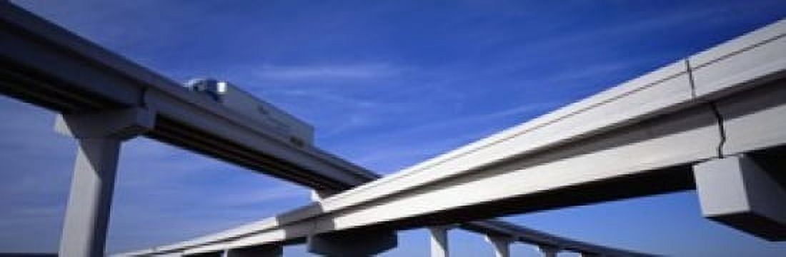 Interchange Texas USA Canvas Art - Panoramic Images (18 x 6)