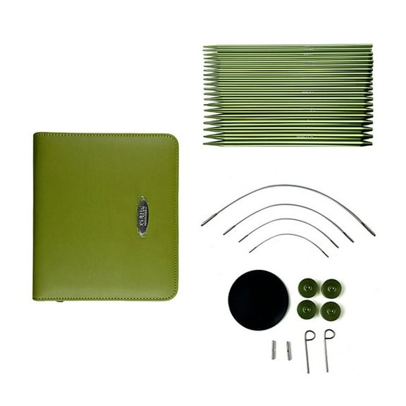 Interchangeable Circular Knitting Needle Set Size 2.2-5.0mm for Craft Knitting