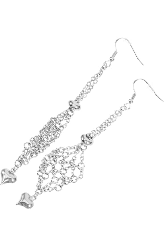 Interchangeable Crystal Cage Earrings with Holder for Women Versatile Amethyst Pearl Netting Dangle Jewelry for Stylish Occasions and Everyday Wear[f423]