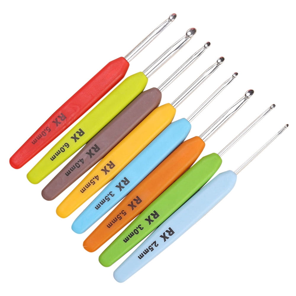 Interchangeable Knitting Needles 16Pcs Colour Crochet Hooks Yarn