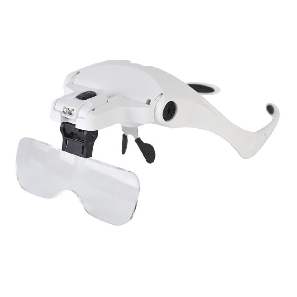 Interchangeable Lens Double Eye Watch Repair Magnifier Glasses Loupe Lens Jeweler Watch Repair