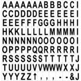 thumbnail image 1 of Interchangeable Magnetic Board Accessories, Letters, Black, 0,75"h, 1 of 3