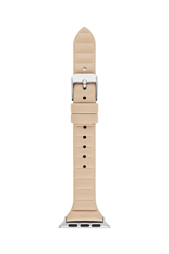 Interchangeable Nude Vegan Leather Padded Tech Watch Band (FMDBA046) 38/41mm