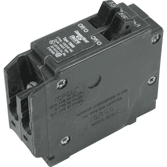Interchangeable Packaged Circuit Breaker - Pack of 2  Indoor & Outdoor Use, NEC-Compliant