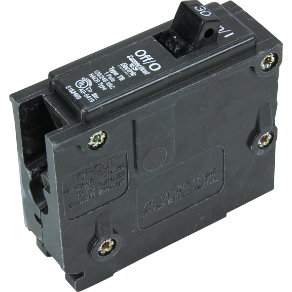 Interchangeable Packaged Circuit Breaker - Single Pack  Indoor & Outdoor Use, NEC-Compliant