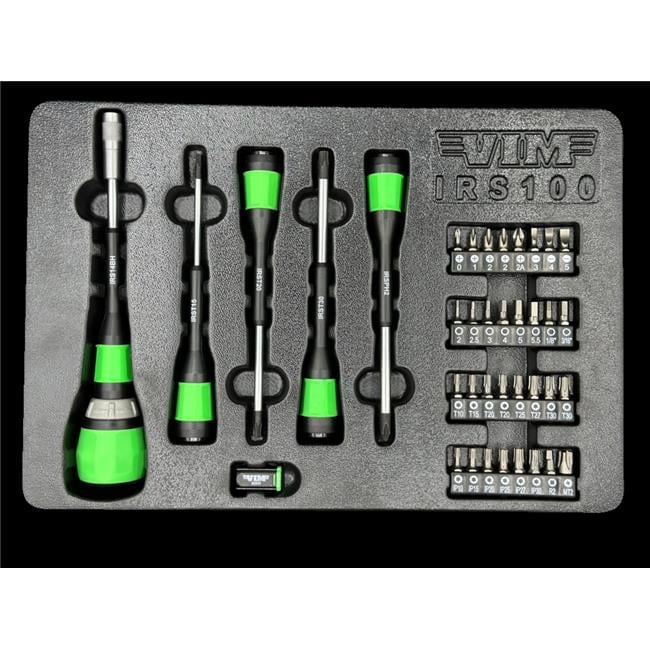 Interchangeable Ratcheting Screwdriver Set, 39 Piece