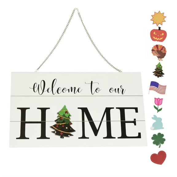 Interchangeable Seasonal Door Sign