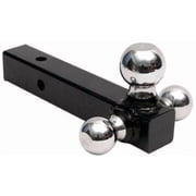 Interchangeable Triple Trailer Tow Hitch Ball Mount