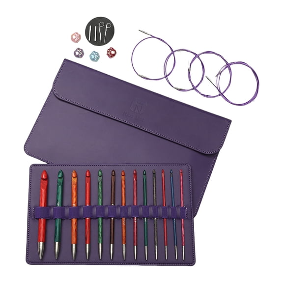 Interchangeable Tunisian Crochet Hook Set 3.5mm-12.0mm Knitting Needle Afghan Crochet Hook Weaving Tools